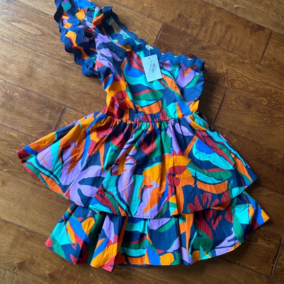 Peach Love California Dresses & Skirts - Peach Love One Shoulder Dress